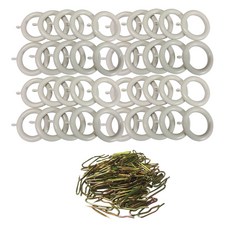 썬데코 35mm 커튼링 40p + 핀 40p, 연오크, 1세트