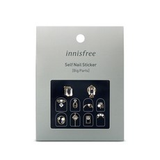 이니스프리 셀프 네일 스티커 세트 빅파츠, 2호 스퀘어 크리스탈, 1개