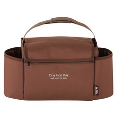 투토츠 다용도 유모차 정리함, 브라운, 1개