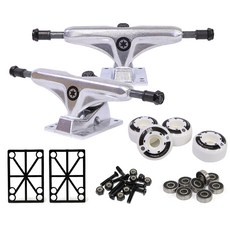 SARAKO 滑板 ABEC 7 培林輪架組, 銀色, 1個