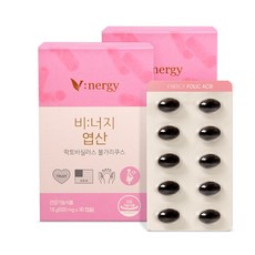 비너지 엽산, 30캡슐, 2개