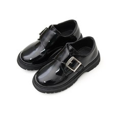 bimbobimba 兒童牛津扣環皮鞋