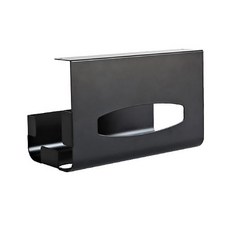 LISENT 廚房紙巾架, 黑色的, 1個