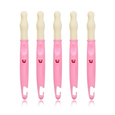 lieto 可掛式奶嘴清潔刷 5入, 1組, 粉色