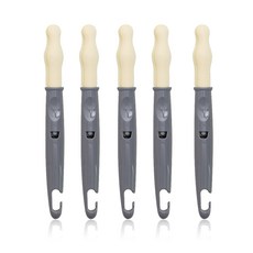 lieto 可掛式奶嘴清潔刷 5入, 1組, 灰色