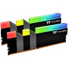 써멀테이크 TOUGHRAM RGB DDR4 블랙 8G 2p, PC4-32000 CL19