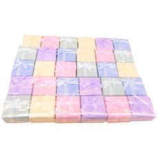 粉彩風格週歲戒指禮物盒, 30個, 隨機出貨