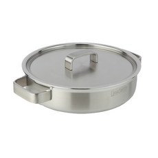 L'assiette Zeno雙耳3層不鏽鋼淺鍋, 24cm, 混色