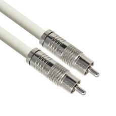 마하링크 국산 RCA 5C 동축 케이블 화이트 30m, CP-1160, 1개