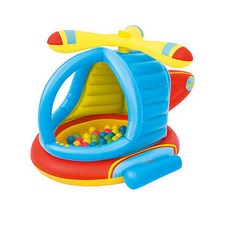 베스트웨이 헬리콥터 볼텐트 유아 볼풀장 BW52217, 혼합색상, 1개