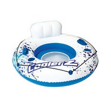 Bestway 白色休閒游泳圈 BW43108, 白色的, 1個