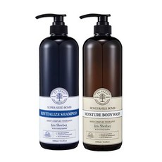 Dr.SEED 潔淨香氛洗髮精 1L+沐浴露 鳶尾花香 1L, 1套