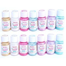 美人魚珍珠粉史萊姆成分 7色 各2入, 2組