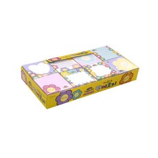 Pinkfoot Happy Flower便條紙 8款 各4入, 混色, 1盒