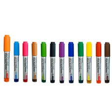 MONAMI 慕那美 Sigmaflow 生墨板記號筆 220 圓形筆尖 12 色套組, 混色, 1套