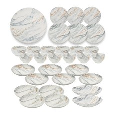 Casamati 大理石金色裝飾餐具套組 6 件 31 件, 混色, 8種餐具