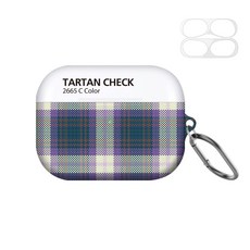 GOOSPERY AirPods Pro 鑰匙圈保護殼 + 防鐵粉貼紙, 單一商品, 格紋 07