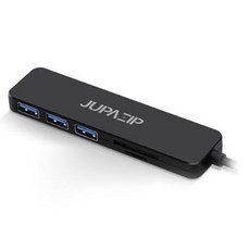 JUPAZIP 3.1 USB 集線器 20cm JP-hub 110, 混合色