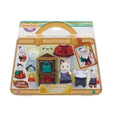 Sylvanian Family 時尚 Cody Town 女孩燕尾服貓玩偶套裝 5462, 1組