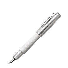FABER-CASTELL 輝柏 情感菱形鋼筆, EF, 白色的