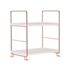 21C Trend 框架迷你層架, 玫瑰金, 2層
