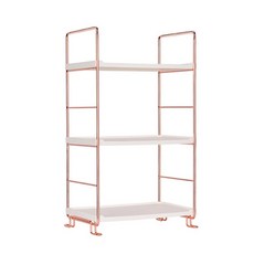 21C Trend 玫瑰金框架迷你層架, 玫瑰金, 3層