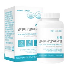 MOMMY&DADDY 綜合維他命礦物質錠 1200mg, 1罐, 108g