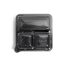 3格方形外帶盒, 50件, 1個