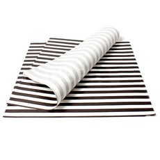 黑色條紋鹿皮 33*33cm, 100個, 1套