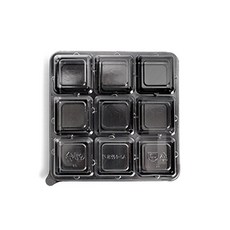 9格方形外帶盒, 50件, 1個