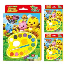 엄마까투리 엽서 물감색칠2 3p, 학산문화사