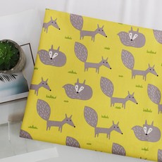 BED&DECO 牛津紡布料 8款, 狐狸黃, 1個