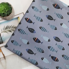 BED&DECO 牛津布, 魚藍色, 1入