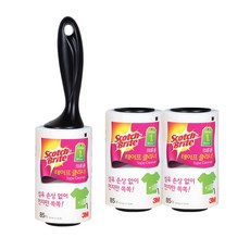 3M 百利 滾筒清潔黏把+補充芯 3卷, 1組