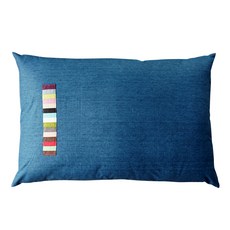 布質靠墊, 藍色