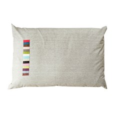 棉麻混紡棉花超大坐墊, 淺灰色