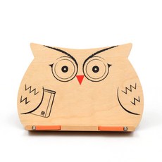 貓頭鷹讀書架 BKL-960B, 木頭色