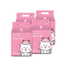 enblanc Keep Friends褲型尿布 女童, XL, 88片