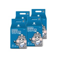 enblanc Keep Friends 褲型尿布 男童, XXL, 72片