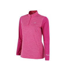 PRO WORLD CUP 女款拼色半拉鏈長袖T恤 Q120-3208-1PK