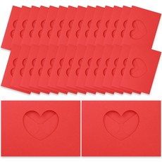 2Youngdesign 愛心點綴信封 30入, 紅色, 1個