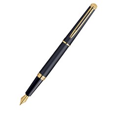 WATERMAN 威迪文 New Hemisphere GT 鋼筆, F, 霧面黑