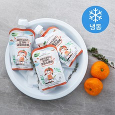 떼르드글라스 유기가공식품 인증 파우치 아이스크림 감귤소르베 (냉동), 70ml, 3개