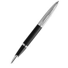 WATERMAN 威迪文 Carene特別版皮革CT圓珠筆 0.9~1.0mm, 黑色, 1個