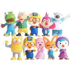 Pororo 角色模型10入, 1組