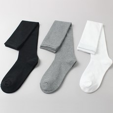 兒童素色過膝襪3雙組