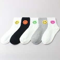 兒童微笑船型襪5雙組