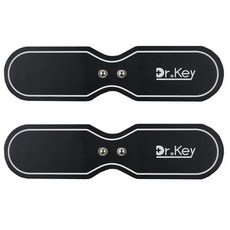 닥터키 EMS 바디 트레이너 날개형 리필 젤 패드 2p, DRK-1010, 블랙