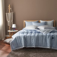 넬소노 엘빈 모달 스프레드 + 베개커버 2p, 블루