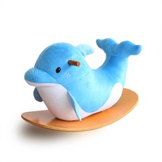 리틀포레스트 흔들목마 돌핀, 혼합색상, 1개